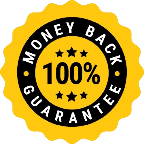 Gluco Extend 180-day money-back guarantee badge